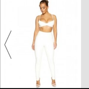 Faux real leather leggings